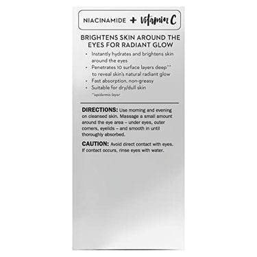 olay eye cream | Reduces Dark Circle, Wrinkles and Puffiness | With Peptides and Niacinamide | Normal, Oily, Dry & Combination Skin l Paraben & Sulphate free | 15ml (Vitamin c)